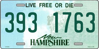 NH license plate 3931763