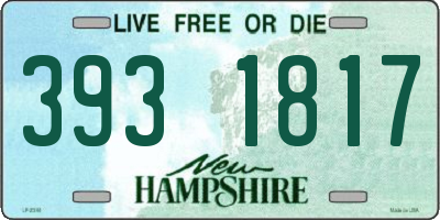 NH license plate 3931817