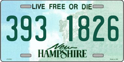 NH license plate 3931826