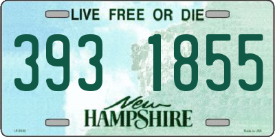 NH license plate 3931855