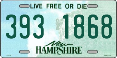 NH license plate 3931868
