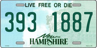 NH license plate 3931887