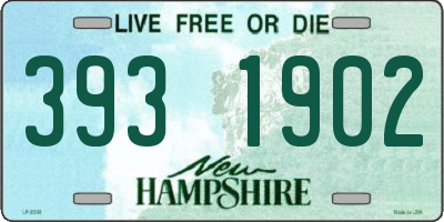 NH license plate 3931902