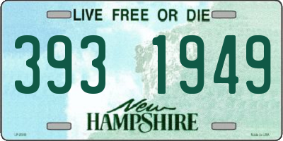 NH license plate 3931949