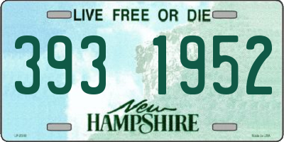 NH license plate 3931952