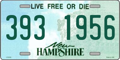 NH license plate 3931956