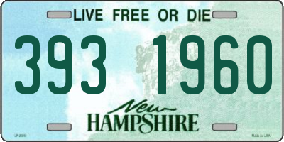 NH license plate 3931960