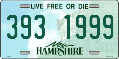 NH license plate 3931999