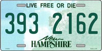NH license plate 3932162