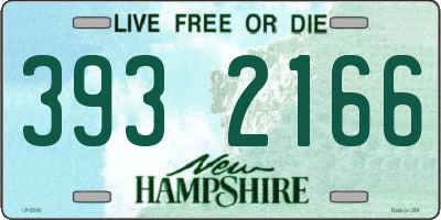 NH license plate 3932166