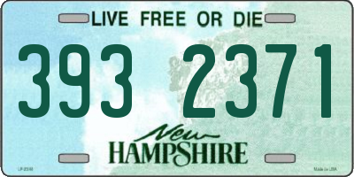 NH license plate 3932371