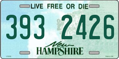 NH license plate 3932426