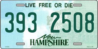 NH license plate 3932508