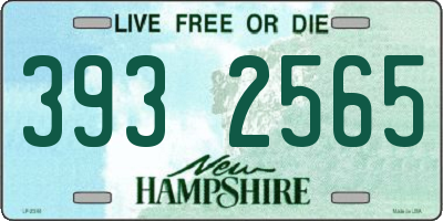 NH license plate 3932565