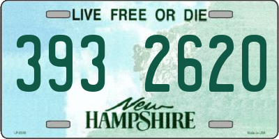 NH license plate 3932620