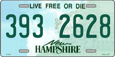NH license plate 3932628