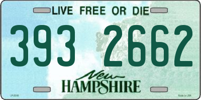 NH license plate 3932662