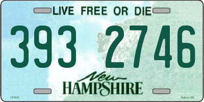 NH license plate 3932746