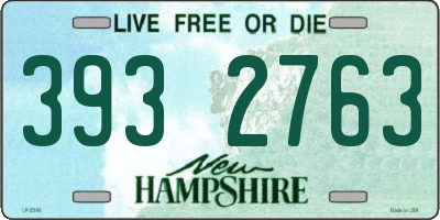 NH license plate 3932763