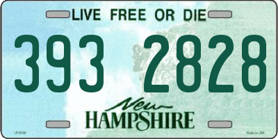 NH license plate 3932828