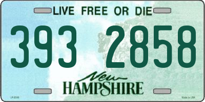 NH license plate 3932858