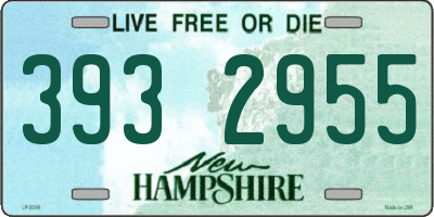 NH license plate 3932955