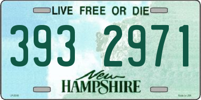 NH license plate 3932971