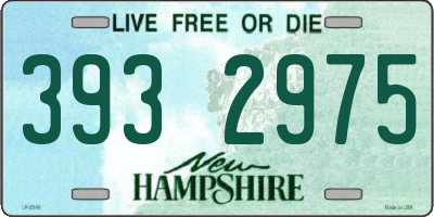 NH license plate 3932975