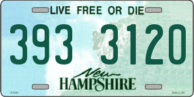 NH license plate 3933120