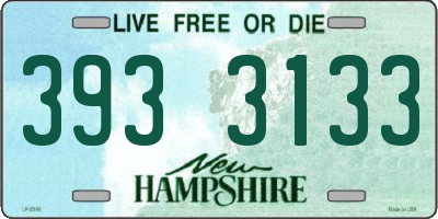 NH license plate 3933133