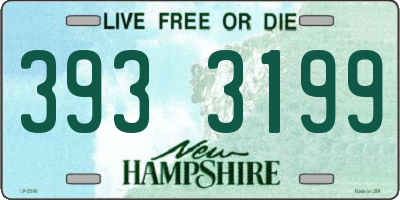 NH license plate 3933199