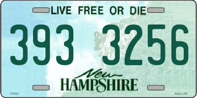NH license plate 3933256
