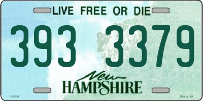 NH license plate 3933379