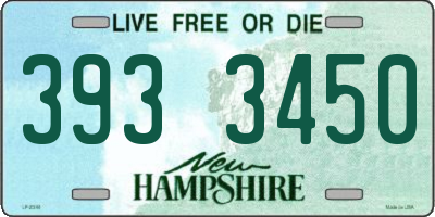 NH license plate 3933450