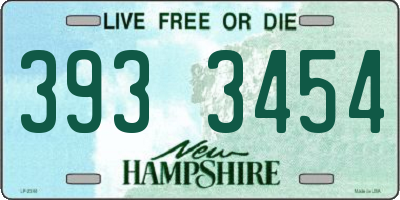 NH license plate 3933454