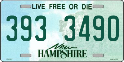NH license plate 3933490