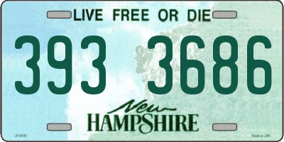 NH license plate 3933686