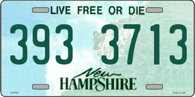 NH license plate 3933713