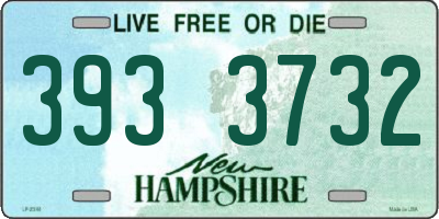 NH license plate 3933732
