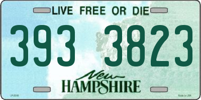 NH license plate 3933823