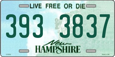 NH license plate 3933837