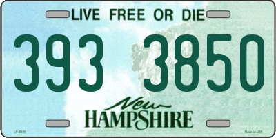 NH license plate 3933850