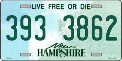 NH license plate 3933862