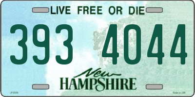 NH license plate 3934044