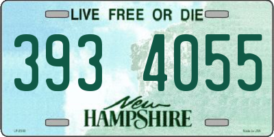 NH license plate 3934055