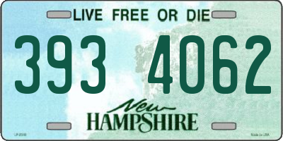 NH license plate 3934062