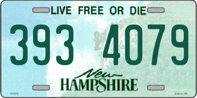 NH license plate 3934079