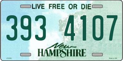 NH license plate 3934107