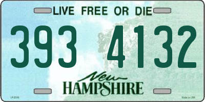 NH license plate 3934132