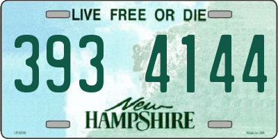 NH license plate 3934144